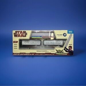Star Wars Lightsabers Accessory Cover 2 Pack Anakin Yoda CIB Nintendo Wii